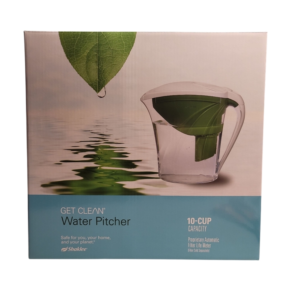 Shaklee Water Pitcher Filter 10 cup capacity with filter life meter